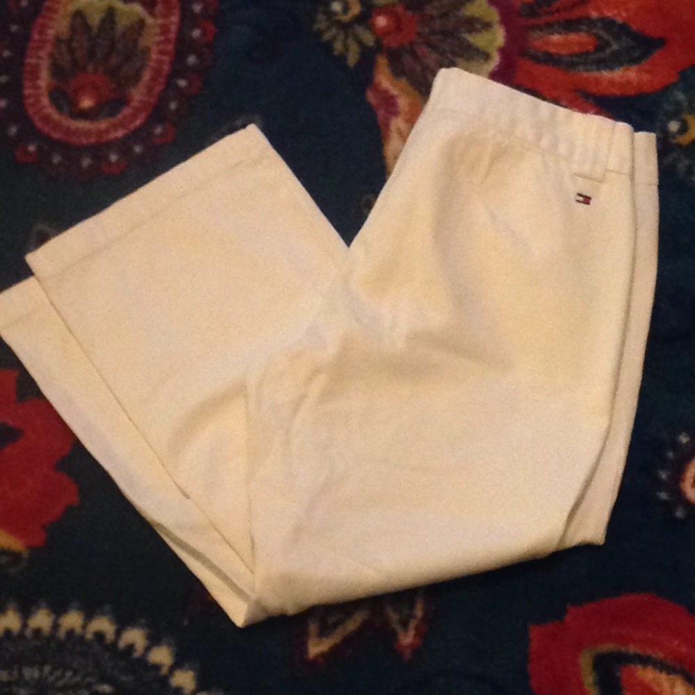 Tommy Hilfiger White Cropped Jeans